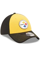 New Era Pittsburgh Steelers Mens Gold Classic 39THIRTY Flex Hat