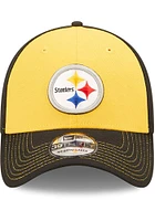 New Era Pittsburgh Steelers Mens Gold Classic 39THIRTY Flex Hat