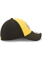 New Era Pittsburgh Steelers Mens Gold Classic 39THIRTY Flex Hat