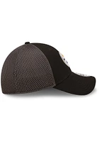 New Era Pittsburgh Steelers Mens Black Team Neo 39THIRTY Modern Flex Hat