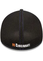 New Era FC Cincinnati Mens Black Camo 39THIRTY Flex Hat