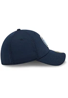 New Era Sporting Kansas City Mens Navy Blue Essential 39THIRTY Flex Hat