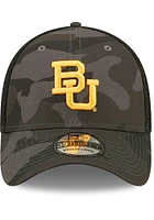 New Era Baylor Bears Mens Black Camo 39THIRTY Flex Hat