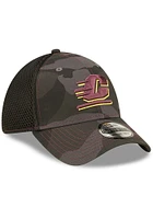 New Era Central Michigan Chippewas Mens Black Camo 39THIRTY Flex Hat