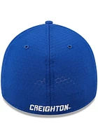 New Era Creighton Bluejays Mens Blue Essential 39THIRTY Flex Hat