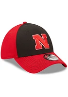New Era Nebraska Cornhuskers Mens Red Classic 39THIRTY Flex Hat