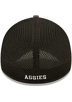 New Era Texas A&M Aggies Mens Black Camo 39THIRTY Flex Hat