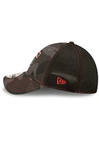 New Era Texas Tech Red Raiders Mens Black Camo 39THIRTY Flex Hat