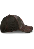 New Era Texas Tech Red Raiders Mens Black Camo 39THIRTY Flex Hat