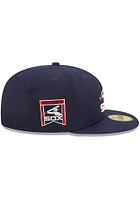 New Era Chicago White Sox Mens Blue Bannerside 59FIFTY Fitted Hat