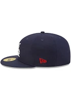 New Era Chicago White Sox Mens Blue Bannerside 59FIFTY Fitted Hat