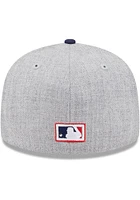 New Era Chicago White Sox Mens Grey Heather Patch 59FIFTY Fitted Hat