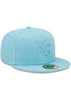 New Era Kansas City Royals Mens Blue Color Pack 59FIFTY Fitted Hat