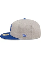 New Era Kansas City Royals Mens Grey Heather Patch 59FIFTY Fitted Hat