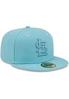 New Era St Louis Cardinals Mens Blue Color Pack 59FIFTY Classic Fitted Hat