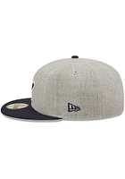 New Era St Louis Cardinals Mens Grey Heather Patch 59FIFTY Fitted Hat