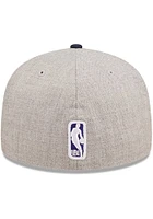 New Era Dallas Mavericks Mens Grey Heather Patch 59FIFTY Fitted Hat