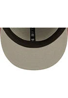 New Era Arkansas Razorbacks Mens Grey Heather Patch 59FIFTY Fitted Hat