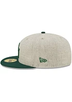 New Era Baylor Bears Mens Grey Heather Patch 59FIFTY Fitted Hat
