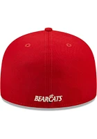 New Era Cincinnati Bearcats Mens Red Bannerside 59FIFTY Fitted Hat