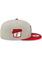 New Era Cincinnati Bearcats Mens Grey Heather Patch 59FIFTY Fitted Hat