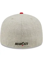 New Era Cincinnati Bearcats Mens Grey Heather Patch 59FIFTY Fitted Hat