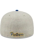New Era Pitt Panthers Mens Grey Heather Patch 59FIFTY Fitted Hat
