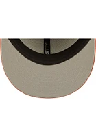 New Era Texas Longhorns Mens Grey Heather Patch 59FIFTY Fitted Hat