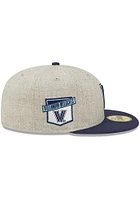 New Era Villanova Wildcats Mens Grey Heather Patch 59FIFTY Fitted Hat