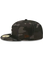 New Era Cleveland Browns Mens Black Camo 59FIFTY Fitted Hat