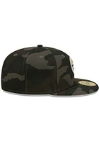New Era Pittsburgh Steelers Mens Black Camo 59FIFTY Fitted Hat