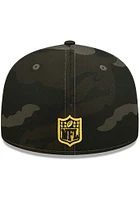 New Era Pittsburgh Steelers Mens Black Camo 59FIFTY Fitted Hat