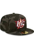 New Era Team USA Mens Black Camo 59FIFTY Fitted Hat