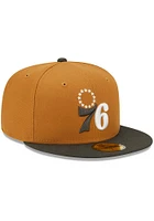 New Era Philadelphia 76ers Mens 2T Color Pack 59FIFTY Fitted Hat