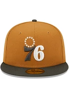 New Era Philadelphia 76ers Mens 2T Color Pack 59FIFTY Fitted Hat