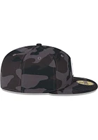 New Era Michigan State Spartans Mens Black Camo 59FIFTY Fitted Hat