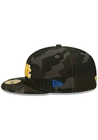 New Era Pitt Panthers Mens Black Camo 59FIFTY Fitted Hat