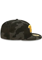 New Era Pitt Panthers Mens Black Camo 59FIFTY Fitted Hat