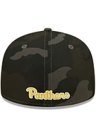 New Era Pitt Panthers Mens Black Camo 59FIFTY Fitted Hat
