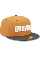 New Era Cleveland Browns Mens  2T Color Pack 59FIFTY Fitted Hat