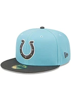 New Era Indianapolis Colts Mens 2T Color Pack 59FIFTY Fitted Hat