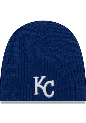 New Era Kansas City Royals Mini Fan Baby Knit Hat - Blue