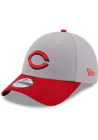 New Era Cincinnati Reds Grey JR The League 9FORTY Youth Adjustable Hat