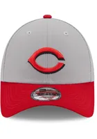 New Era Cincinnati Reds Grey JR The League 9FORTY Youth Adjustable Hat