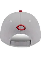 New Era Cincinnati Reds Grey JR The League 9FORTY Youth Adjustable Hat