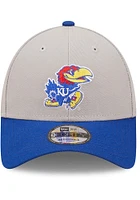 New Era Kansas Jayhawks Grey JR The League 9FORTY Youth Adjustable Hat