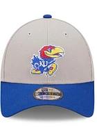 New Era Kansas Jayhawks Grey JR The League 9FORTY Adjustable Toddler Hat
