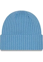 New Era Kansas City Royals Jr Core Classic Cuff Baby Knit Hat - Light Blue