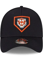 New Era Detroit Tigers Mens Navy Blue Clubhouse 39THIRTY Flex Hat