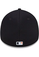 New Era Detroit Tigers Mens Navy Blue Clubhouse 39THIRTY Flex Hat